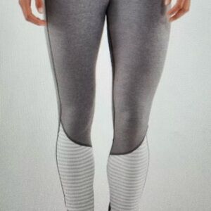 Lululemon Gray and White Leggings